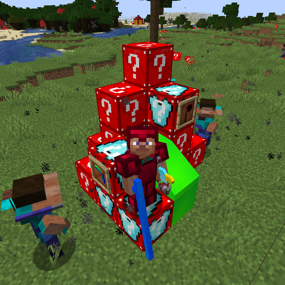 Red Lucky Block - Minecraft Mods - CurseForge