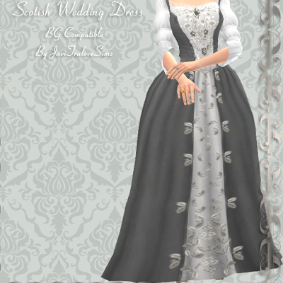 “Sassenach” Dress - The Sims 4 Create a Sim - CurseForge