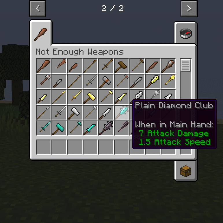 Not Enough Weapons Minecraft Mod