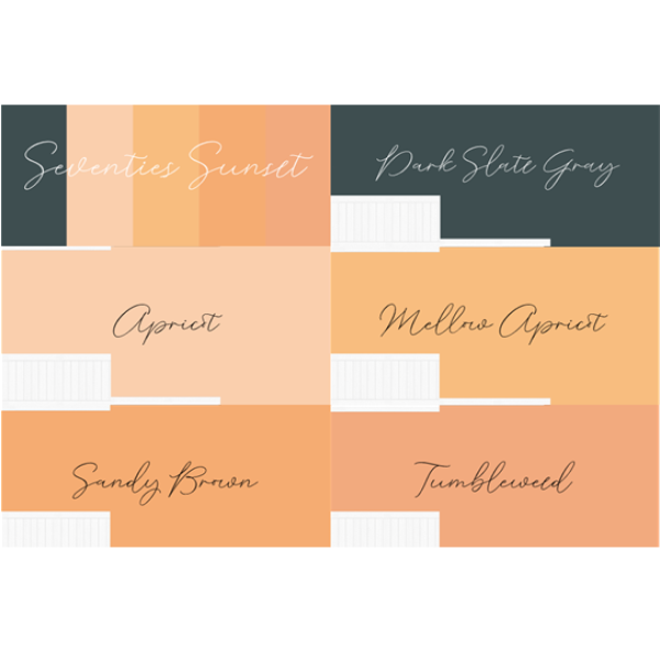 Coolors Custom Palette Wallpaper – Seventies Sunset project avatar