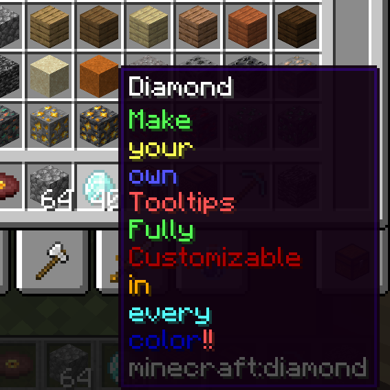 Custom Tooltips - Minecraft Mods - CurseForge