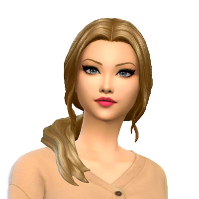 Marlene Ponytail V2 - The Sims 4 Create a Sim - CurseForge