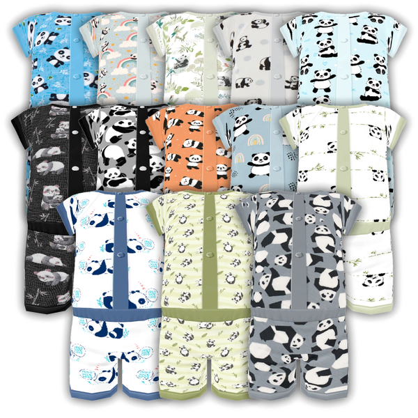 Infant Panda Romper logo