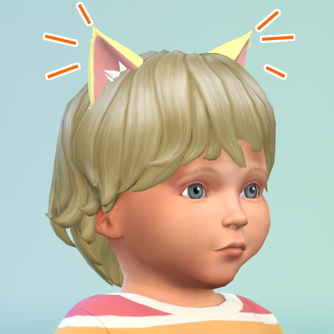 Ears Cat For Infant The Sims 4 Create a Sim