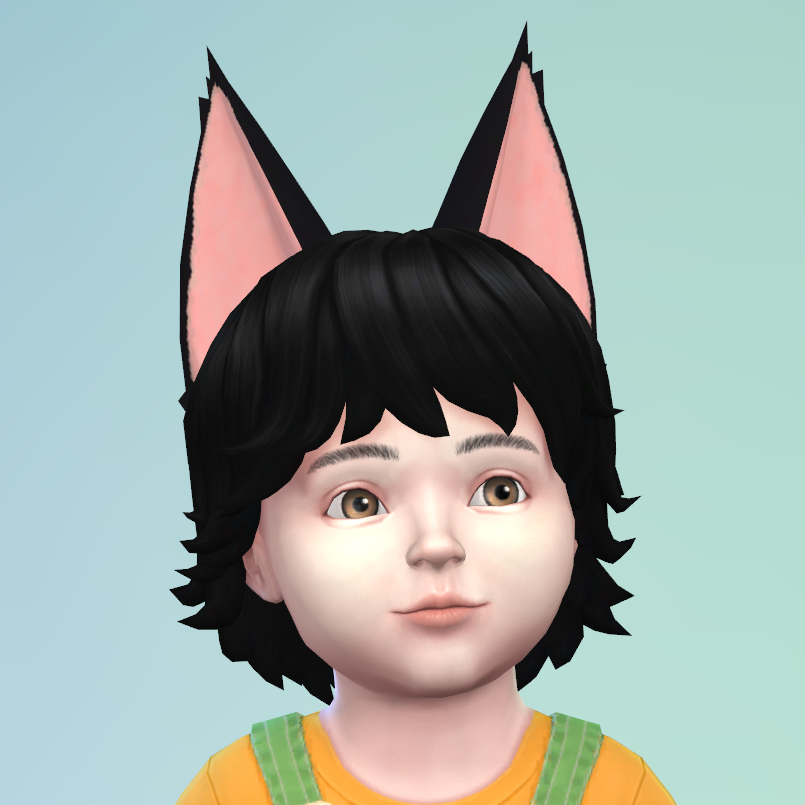 Ears - Wolf - For Toddler The Sims 4 Create a Sim - CurseForge