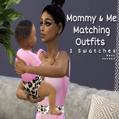 Mommy & Me Matching Outfits - The Sims 4 Create a Sim - CurseForge