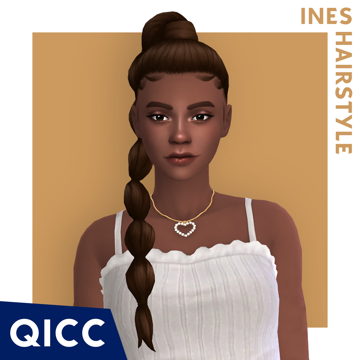 QICC - Ines Hair - The Sims 4 Create a Sim - CurseForge