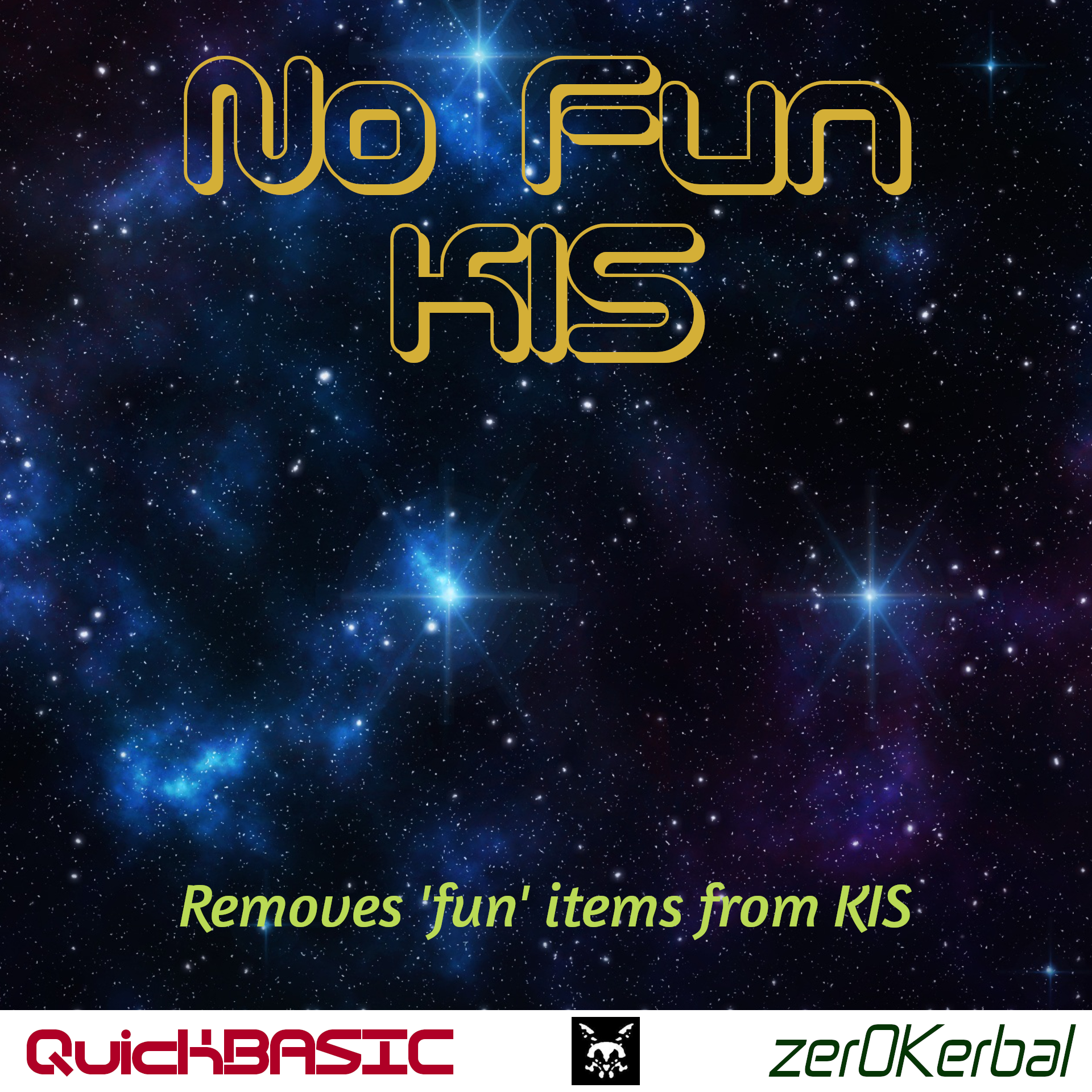 Kerbal Inventory System No Fun (QBKN) by QuickBASIC logo