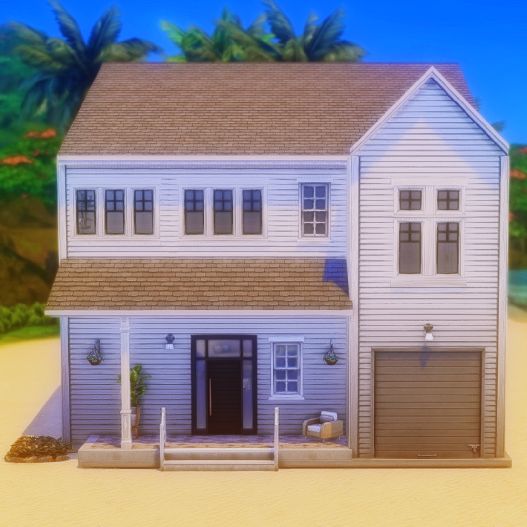 Two Story Country 3 Bedroom Cottage House The Sims 4 Rooms Lots 