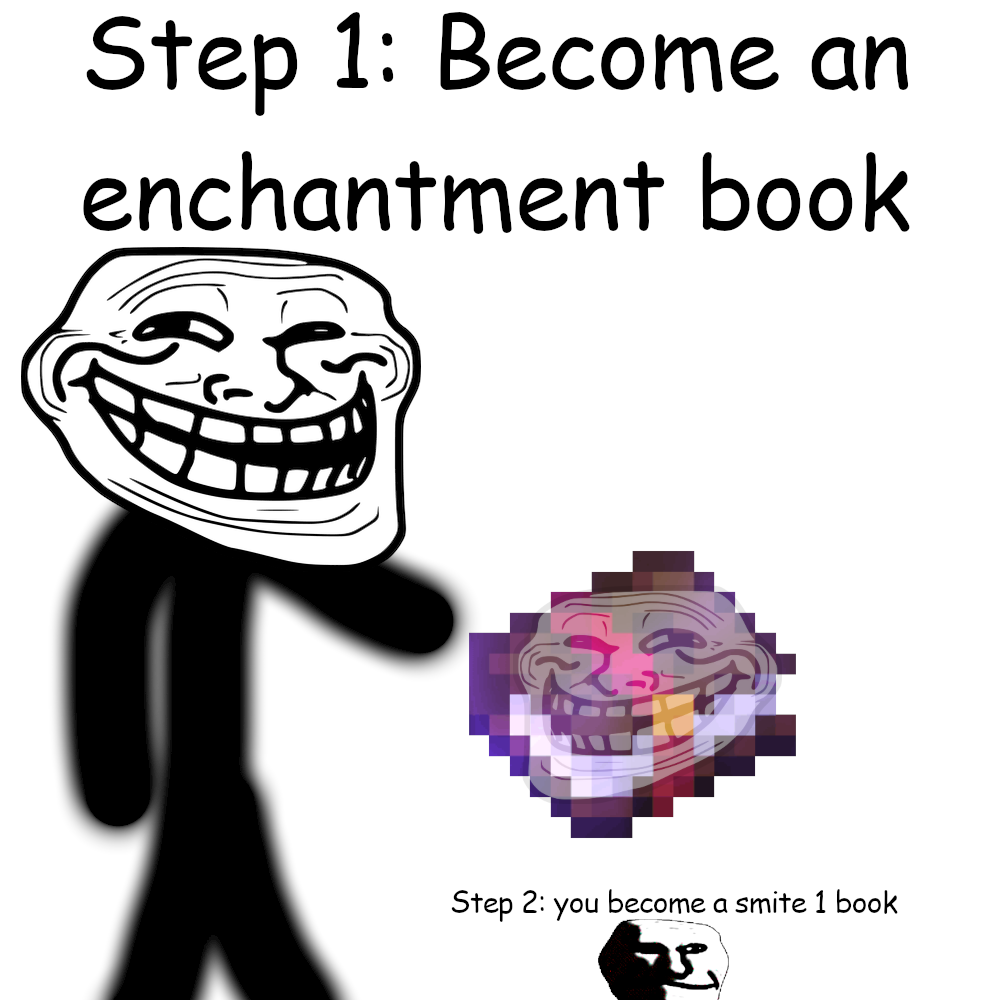 Troll face enchantment glint - Minecraft Resource Packs - CurseForge