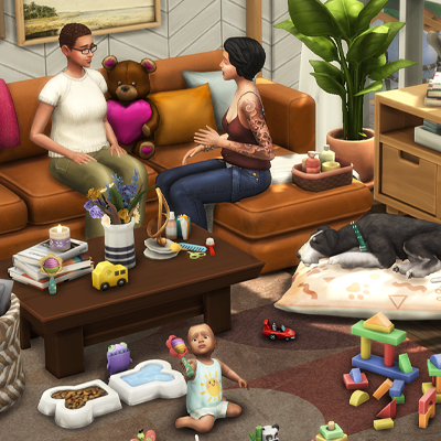 Living Room for a Cozy Family by SIXAMcc x OshinSims project avatar