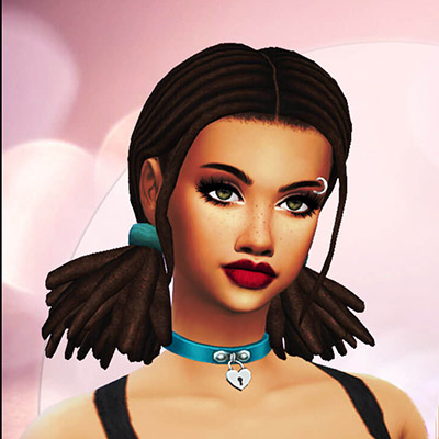 Low Pigtails Dreads - The Sims 4 Create a Sim - CurseForge