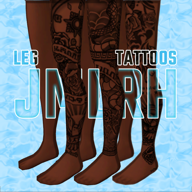 Leg Tattoos 1 by JMLRH The Sims 4 Create a Sim
