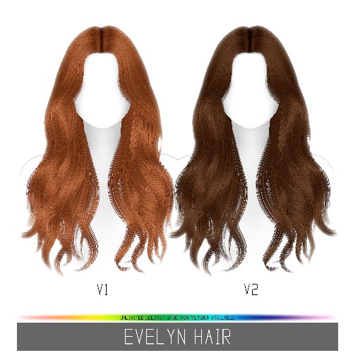 Simpliciaty's Evelyn Hair - The Sims 4 Create a Sim - CurseForge