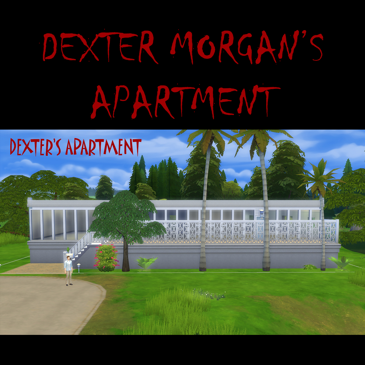 Dexter's Apartment as a House No CC Packs Required Files The Sims 4 Rooms / Lots