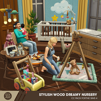 Boho Baby Bedroom CC Pack - The Sims 4 Build / Buy - CurseForge