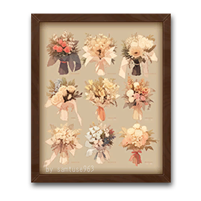 Wedding Bouquet Menu Frame #2 Samtuse963 logo