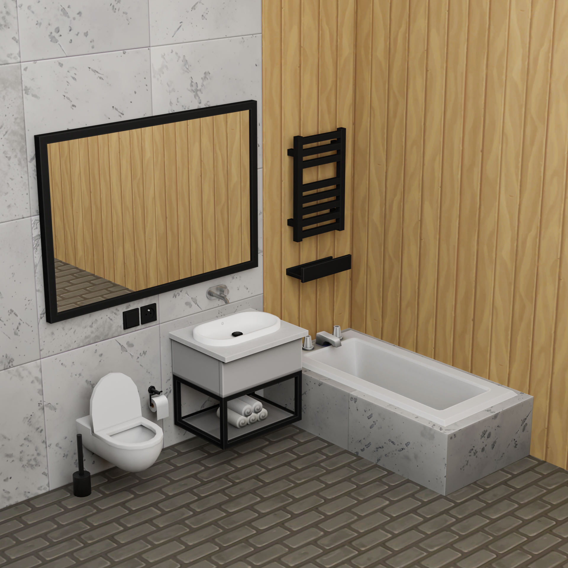 Euro Sleek Bathroom Set logo