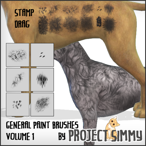 Download Project Simmy General Paint Brushes for Pets (Vol 1) The