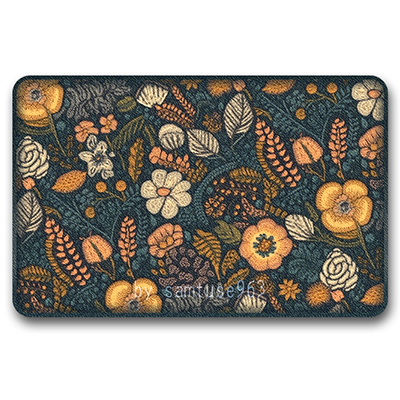 Garden Pattern Rectangle Dance Rug Medium #2 Samtuse963 logo
