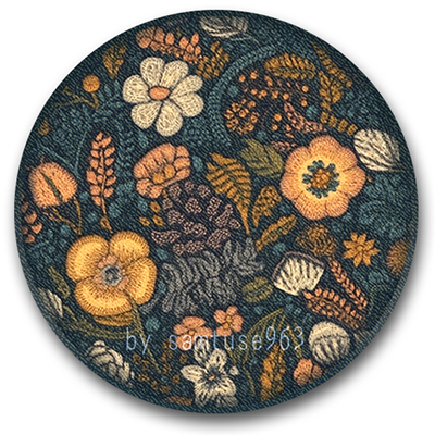 Garden Pattern Round Rug #2 The Sims 4 Build / Buy - CurseForge