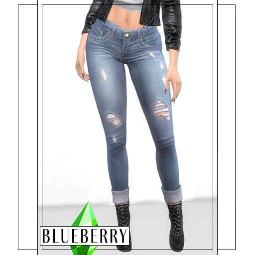 Blueberry - Boho Jeans - The Sims 4 Create a Sim - CurseForge