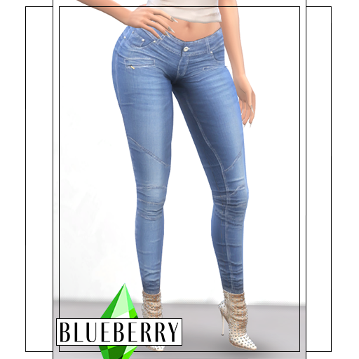Blueberry - Aria Jeans - The Sims 4 Create a Sim - CurseForge