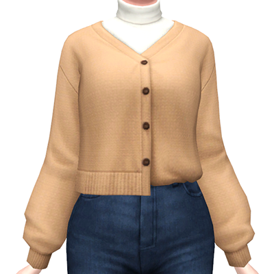 Cute Cardigan - The Sims 4 Create a Sim - CurseForge