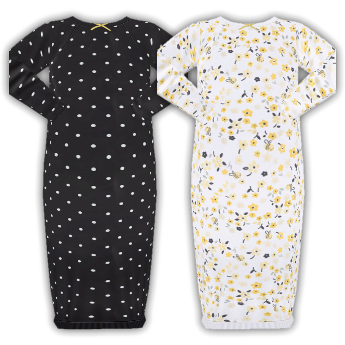 Infant Bee Garden Sleep Gown logo
