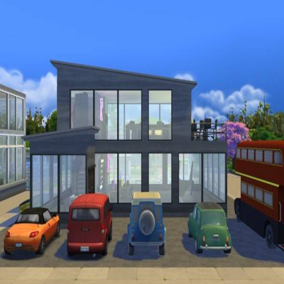 The Blue Velvet Redux - No cc - Screenshots - The Sims 4 Rooms / Lots