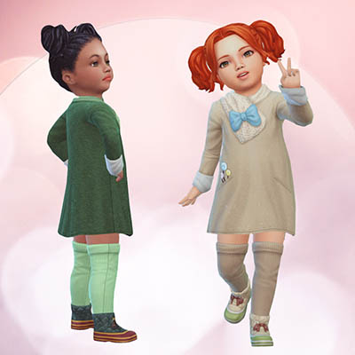 Winter Coat Animal Pockets for Toddlers - The Sims 4 Create a Sim ...