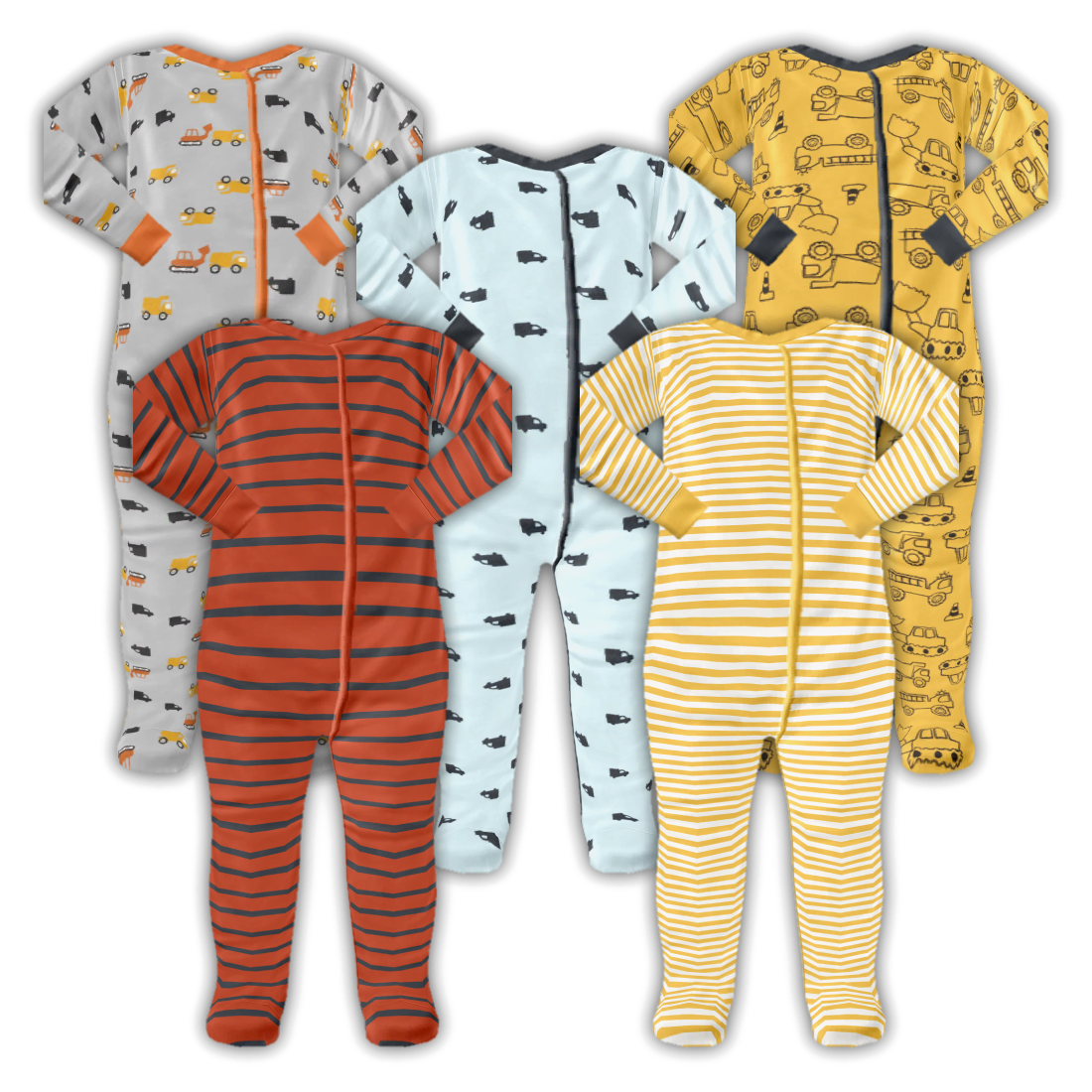 Infant Transportation Zone Footie Pajamas logo