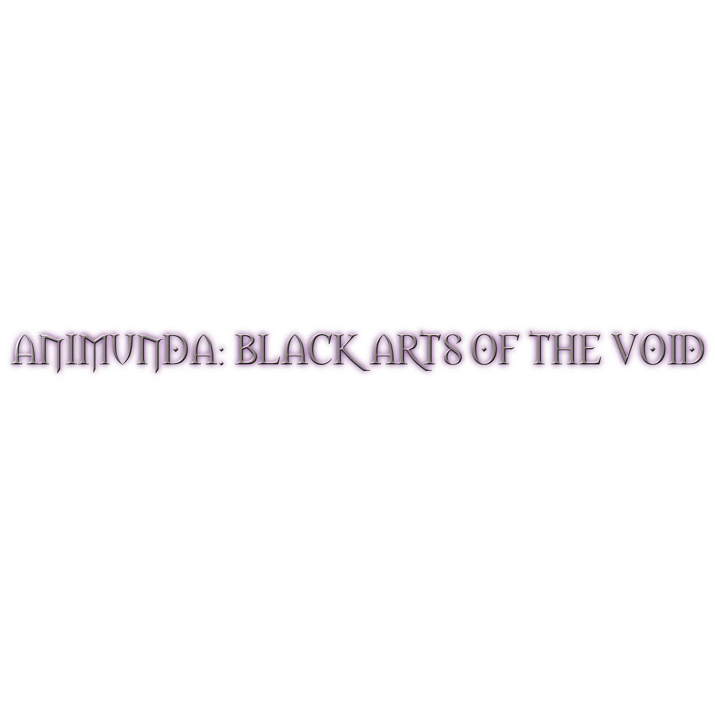 Animunda:Black Arts Of The Void logo