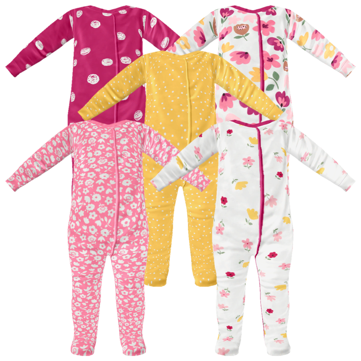 Infant Floral Fox Pajamas logo