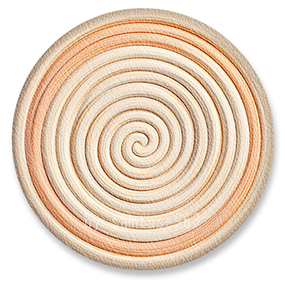 Rustic Pastel Woven Round Dance Rug #4 Samtuse963 logo