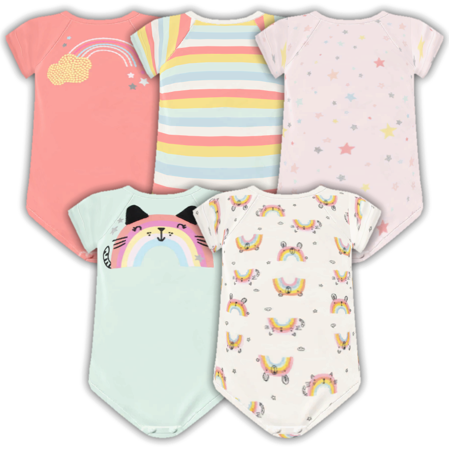 Infant Rainbow Cat Onesie logo