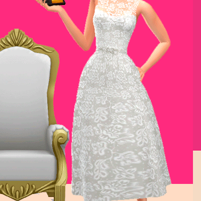 Audrey's Oscar Dress - The Sims 4 Create a Sim - CurseForge