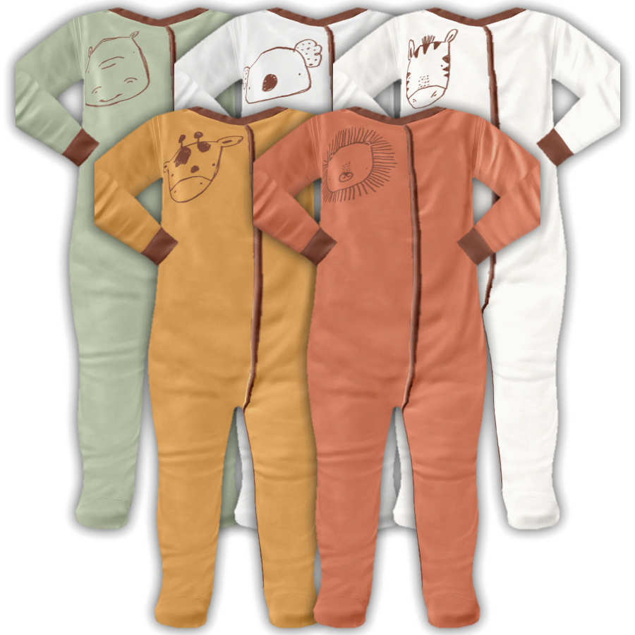 Infant Warm Animals Pajamas logo