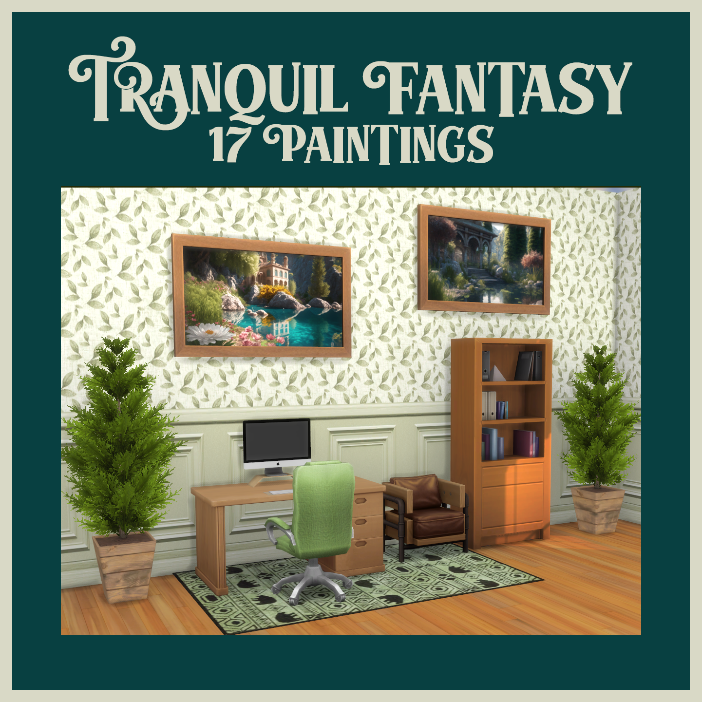 Tranquil Fantasy Paintings - Files - The Sims 4 Build / Buy - CurseForge