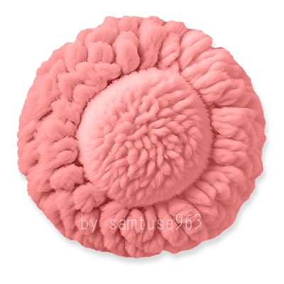 Pastel Fluffy Round Dance Rug #11 Samtuse963 logo