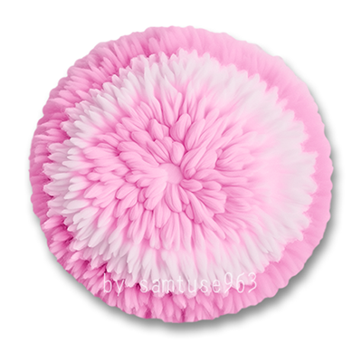 Pastel Fluffy Round Dance Rug #12 Samtuse963 logo