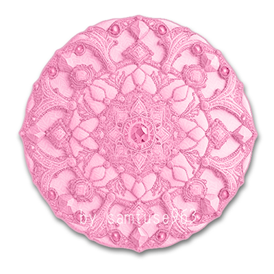 Court Ornate Round Dance Rug #6 Samtuse963 logo