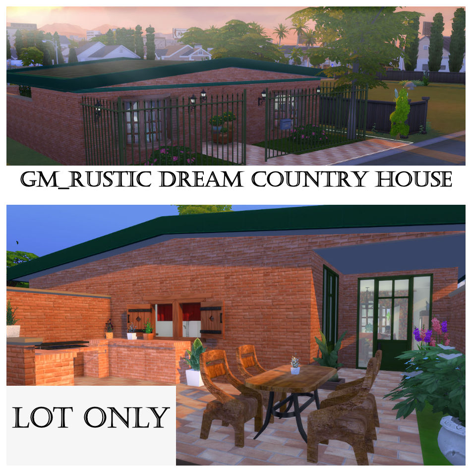 GM_RUSTIC DREAM COUNTRY HOUSE-(LOT only) - Screenshots - The Sims 4 ...