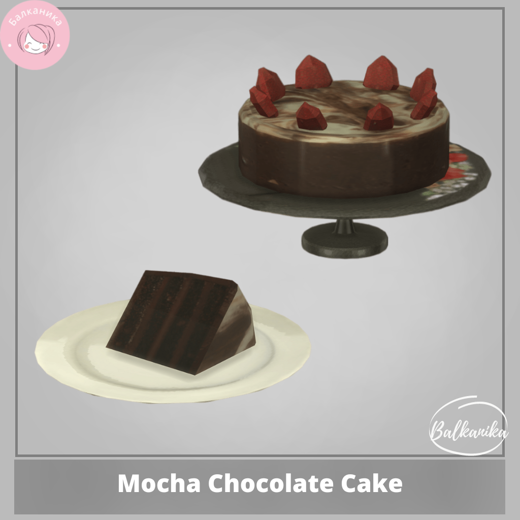 Mocha Chocolate Cake - The Sims 4 Mods - CurseForge