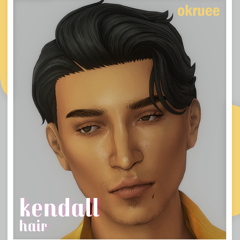 Kendall Hair Okruee The Sims 4 Create A Sim CurseForge