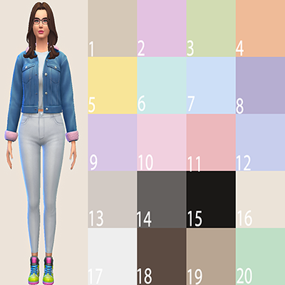 Colorful Solid Cas Background Ofelya_Sims - The Sims 4 Mods - CurseForge