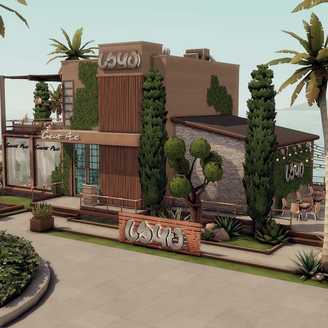 Install San Sequoia family restaurant The Sims 4 Mods