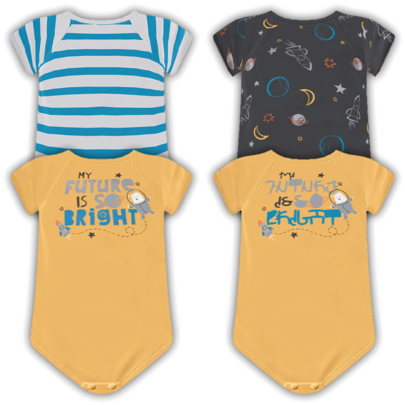 Infant Big Journeys Ahead Onesies logo