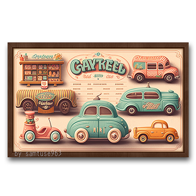 Toy Shop Menu Board #2 Samtuse963 logo