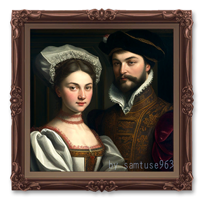 Classic Couple Portraits #1 Samtuse963 logo